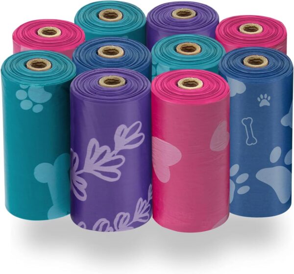 Best Pet Supplies Dog Poop Bags for Waste (150 Bags)